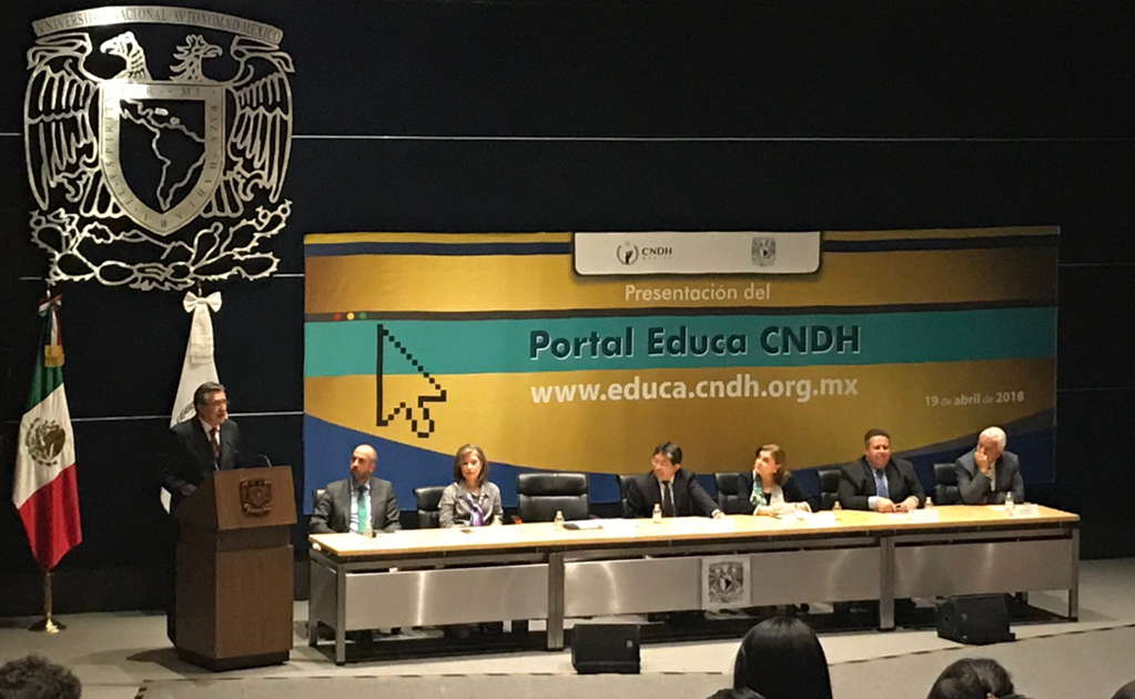 CNDH y UNAM crean portal 